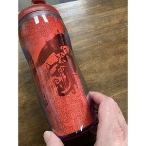 Starbucks KOMODO DRAGON 12‎ 0Z CLEAR TRAVEL TUMBLER -gently Used